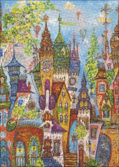 Heye Puzzle Charming Village: Red Arches