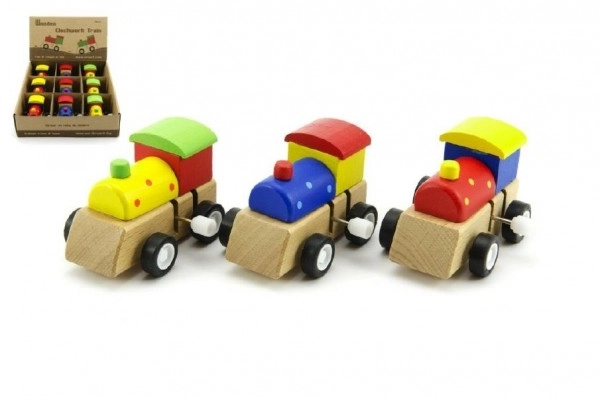 Wind-Up Wooden Train