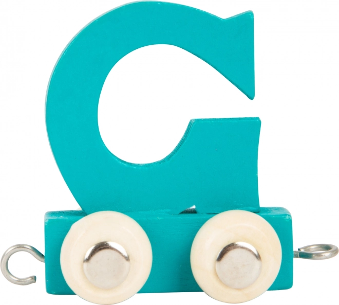 Wooden Alphabet Train Car - Letter G