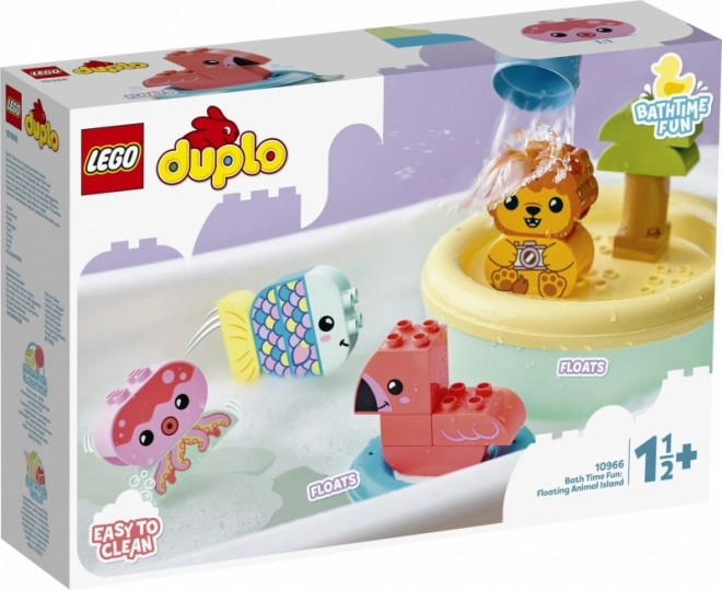 Duplo Bath Time Fun: Floating Island with Animals