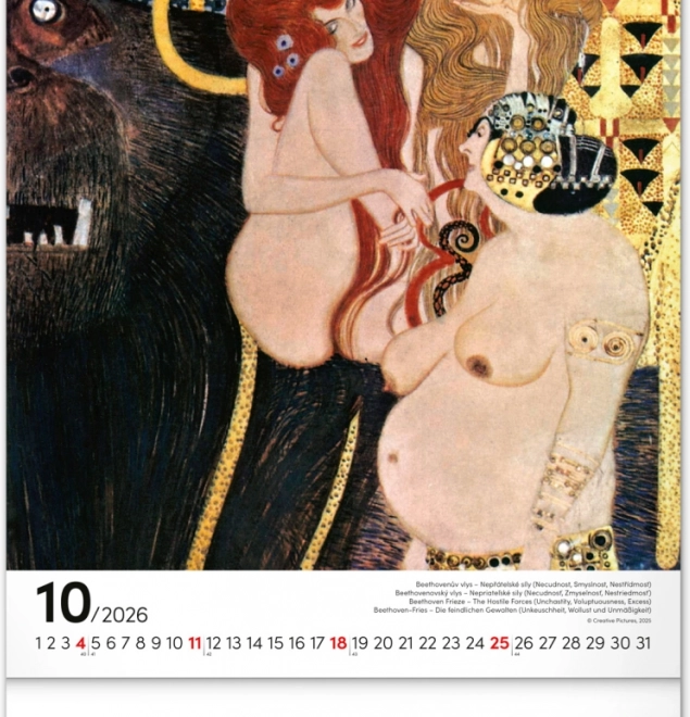 Wall Calendar Gustav Klimt 2026