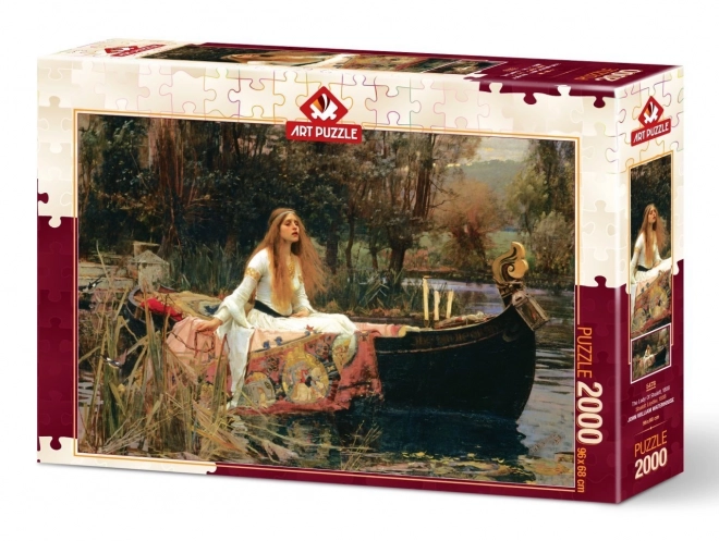 Art Puzzle Museum Series: The Lady of Shalott 1888, 2000 Pieces