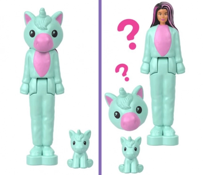 Barbie Cutie Reveal Mini Doll & Pet