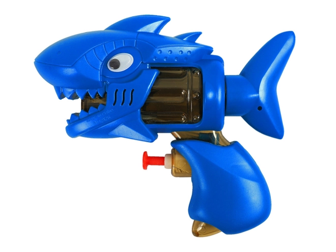 Playful shark design with moving eyes