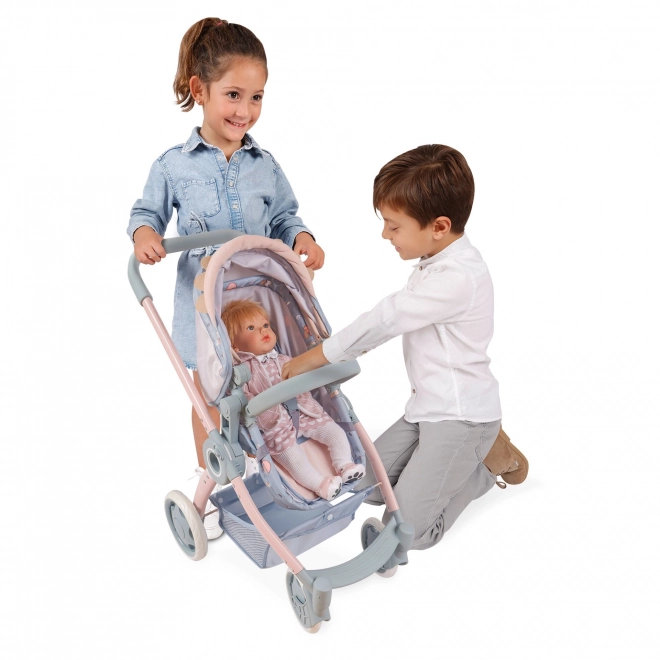 Foldable 3-in-1 Doll Stroller with Backpack Coco 2024