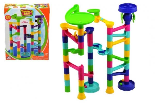 Colorful Marble Run Playset