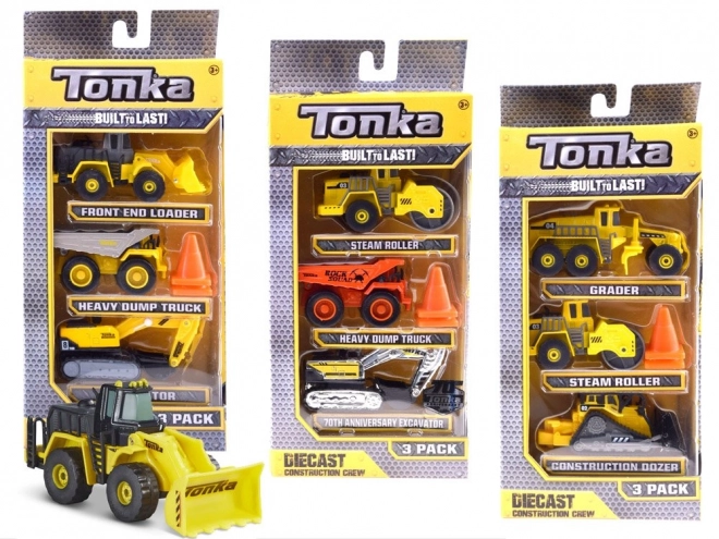 Construction Machines Tonka Vehicles Set