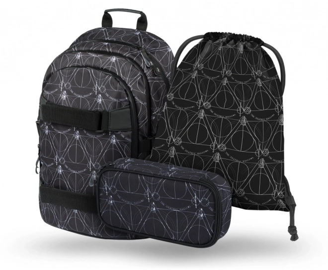 Harry Potter Deathly Hallows School Backpack Set