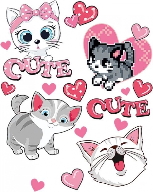 Playful cat motifs that catch the eye at first glance