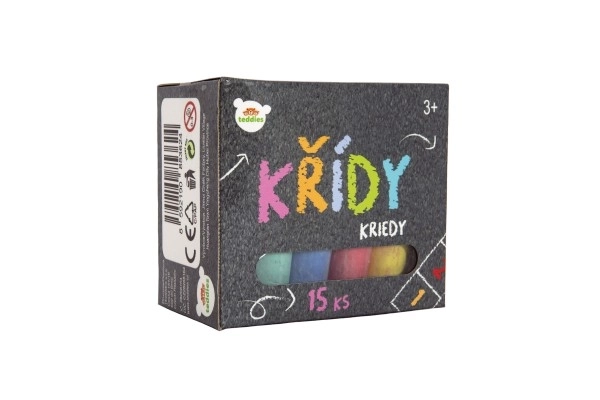 Colorful Sidewalk Chalk in Box