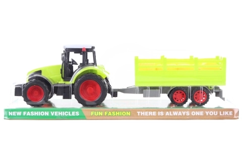 Toy Tractor with Hay Trailer