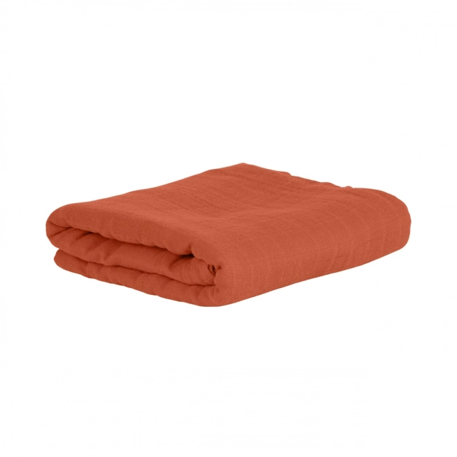 Cotton Muslin Blanket Glazed Carrot