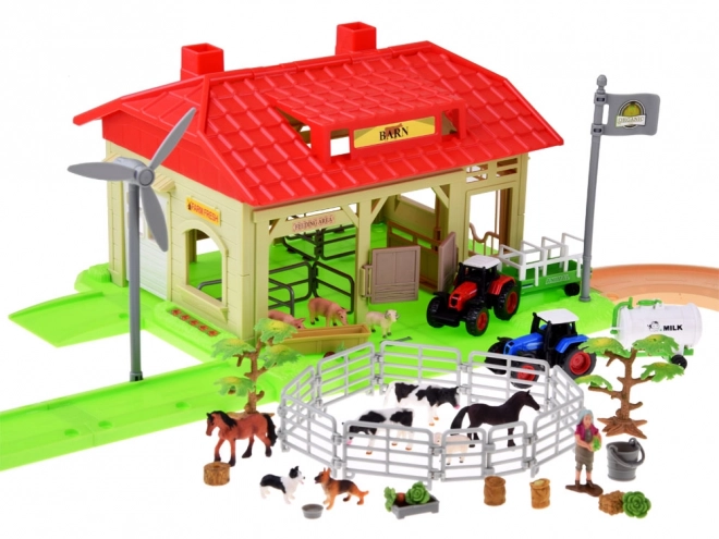 Mega Farm with Tractors and Animals Set
