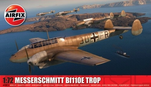 Messerschmitt Bf 110E/E-2 Trop Plastic Model 1/72