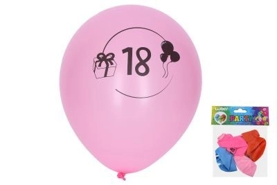 Inflatable Balloons with Number 18 Set