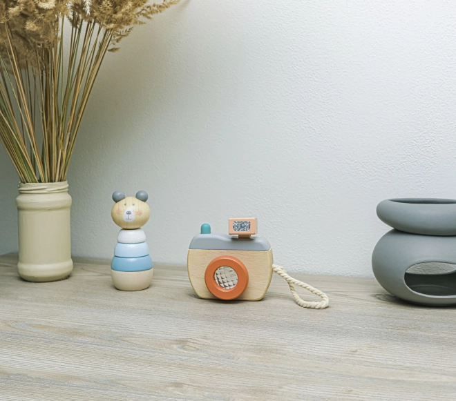 Wooden Camera for Toddlers