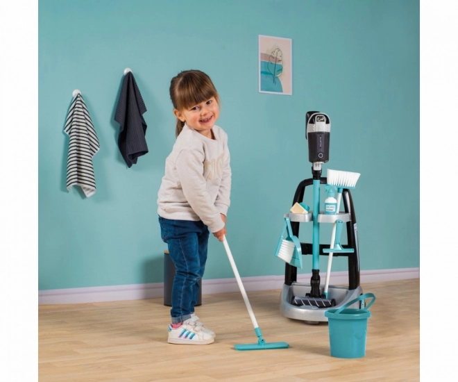 Cleaning Cart with Rowenta Vacuum for Kids