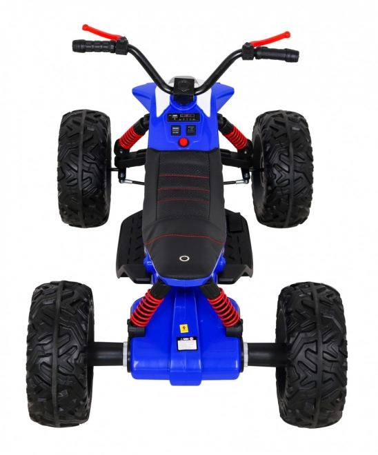 Lucky Seven battery quad Blue + EVA wheels + Slow Start + LED + MP3 USB