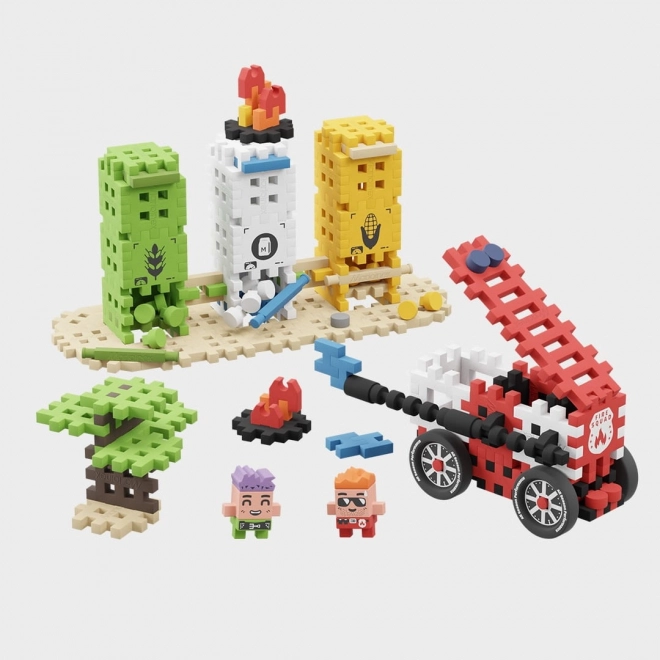 Mini Waffle City Fire Rescue Set