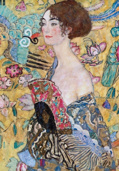 Puzzle Lady with a Fan 1000 Pieces
