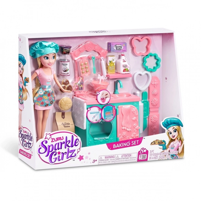 Sparkle Girlz Doll Baking Set