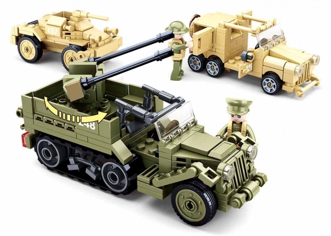 Sluban Army Military Vehicles Building Set