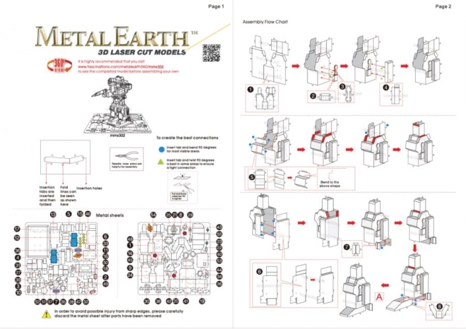 Transformers Metal Earth 3D Puzzle Soundwave