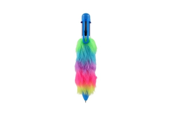 Colorful Plush Pen with Six Colors