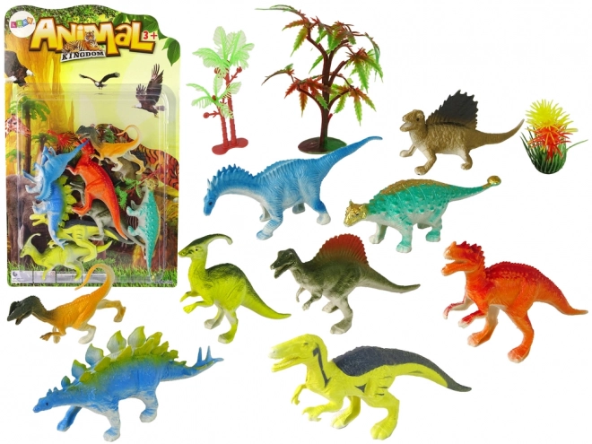 Colorful Dinosaur Figure Set