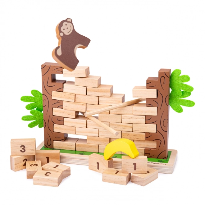 Falling Jungle Wooden Motor Skills Game