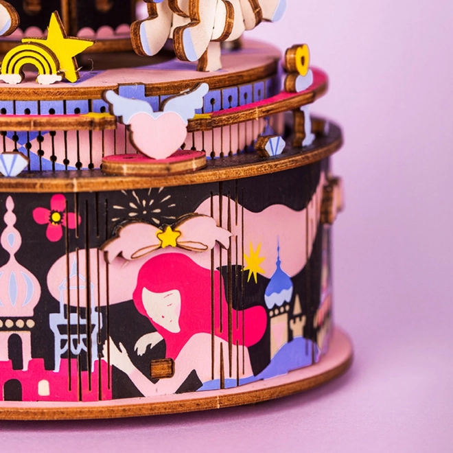 Merry-Go-Round Music Box 3D Puzzle