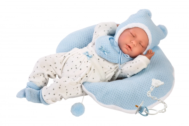 Newborn Baby Doll Outfit with Nursing Pillow