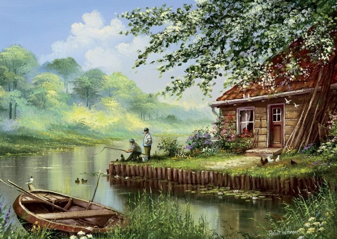 Evening Fishing Jigsaw Puzzle 500 Pieces