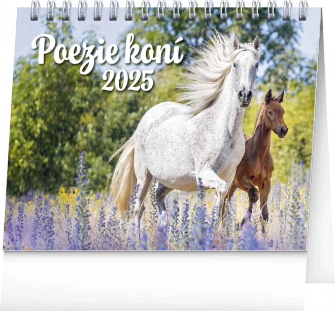 Notique Desk Calendar Horse Poetry 2025