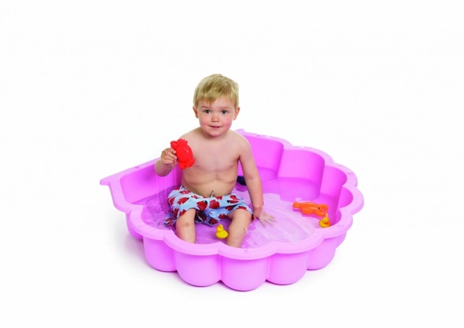 Shell Sandbox with Pink Lid