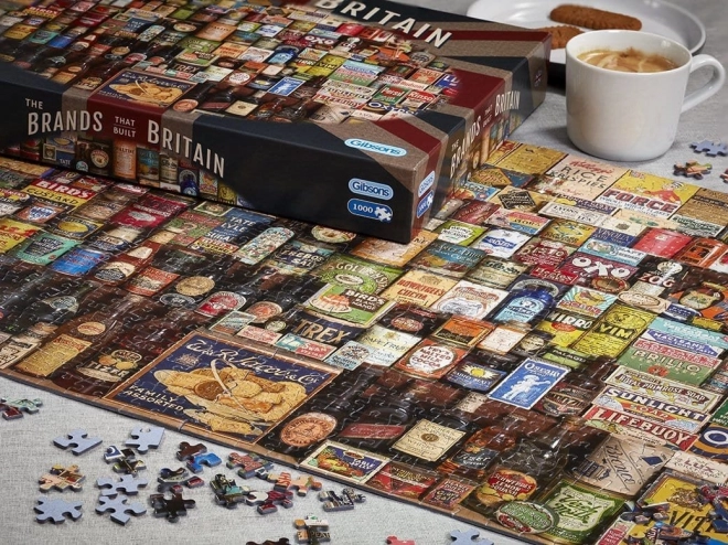 Gibsons puzzle brands that built britain 1000 pieces