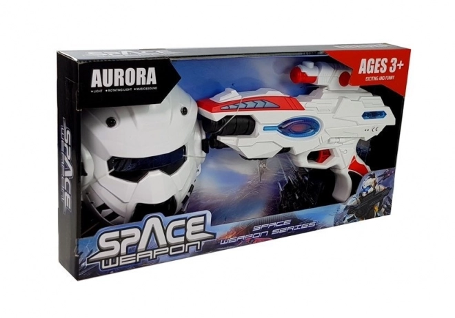 Space Laser Gun with Mask