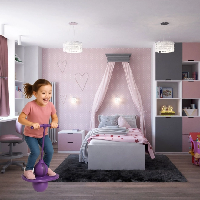 Springender Pogo Balance Jumper Violett für Kinder