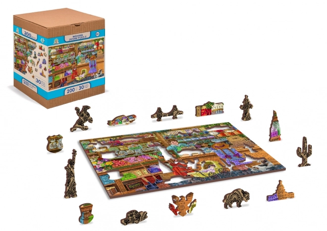 Wooden City Florist 3D Puzzle