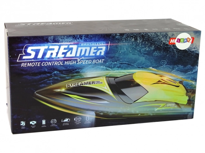 Remote Control Speedboat Yellow