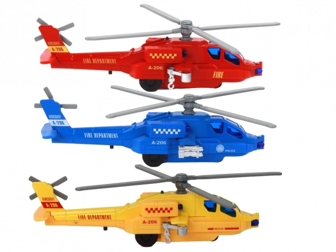 Rescue Helicopter with Sound and Light