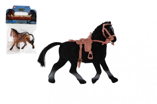 Plastic Horse with Saddle