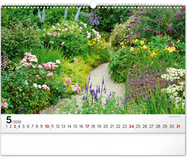 Wall Calendar Gardens 2026