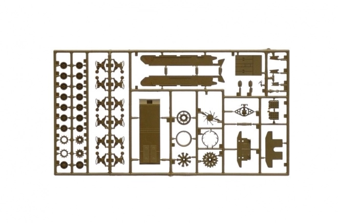 Plastic M4 Sherman Tank Model Kit