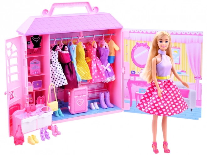 Anlily Doll Wardrobe Playset