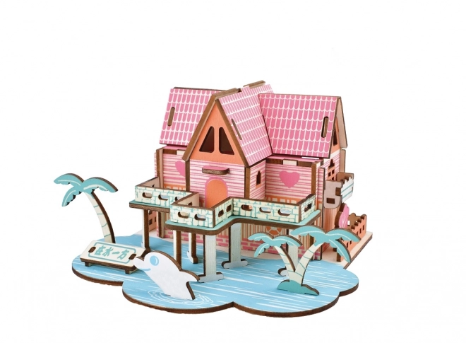 Wooden 3D Puzzle Summer House