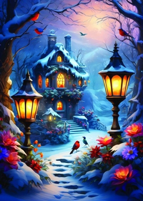 Puzzle magia dell'inverno 500 pezzi