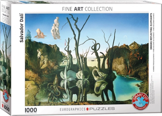 Eurographics Swans Reflecting Elephants 1000 Piece Puzzle