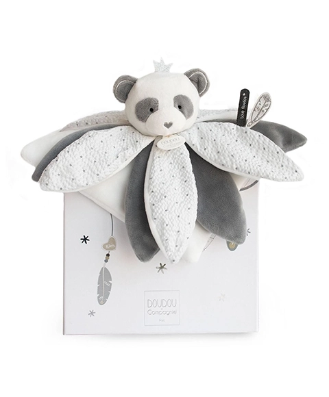 Doudou Gift Set - Plush Panda Comforter 26 cm