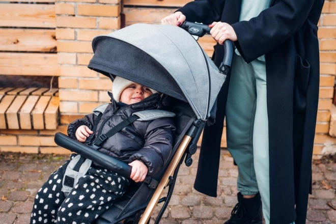 Momi Estelle All-Terrain Stroller Black Ginko